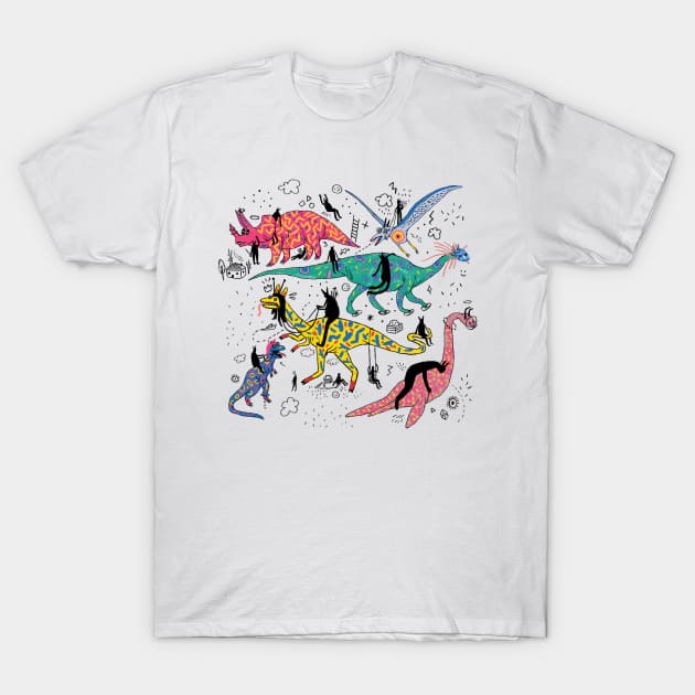 dinosaur T-Shirt by Axstonee